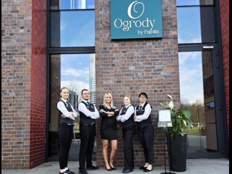 Restauracja "Ogrody" w budynku NOSPR